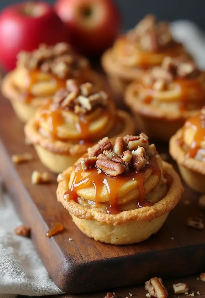 30+ Mini Tart Dessert Recipes That Are Easy, Cute, and Delicious 65 30+ Mini Tart Dessert Recipes That Are Easy, Cute, and Delicious - 10. Caramel Apple Mini Tarts