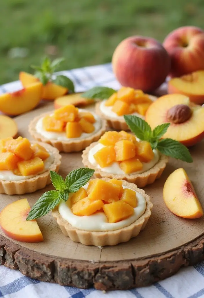 30+ Mini Tart Dessert Recipes That Are Easy, Cute, and Delicious 109 30+ Mini Tart Dessert Recipes That Are Easy, Cute, and Delicious - 16. Peaches and Cream Mini Tarts