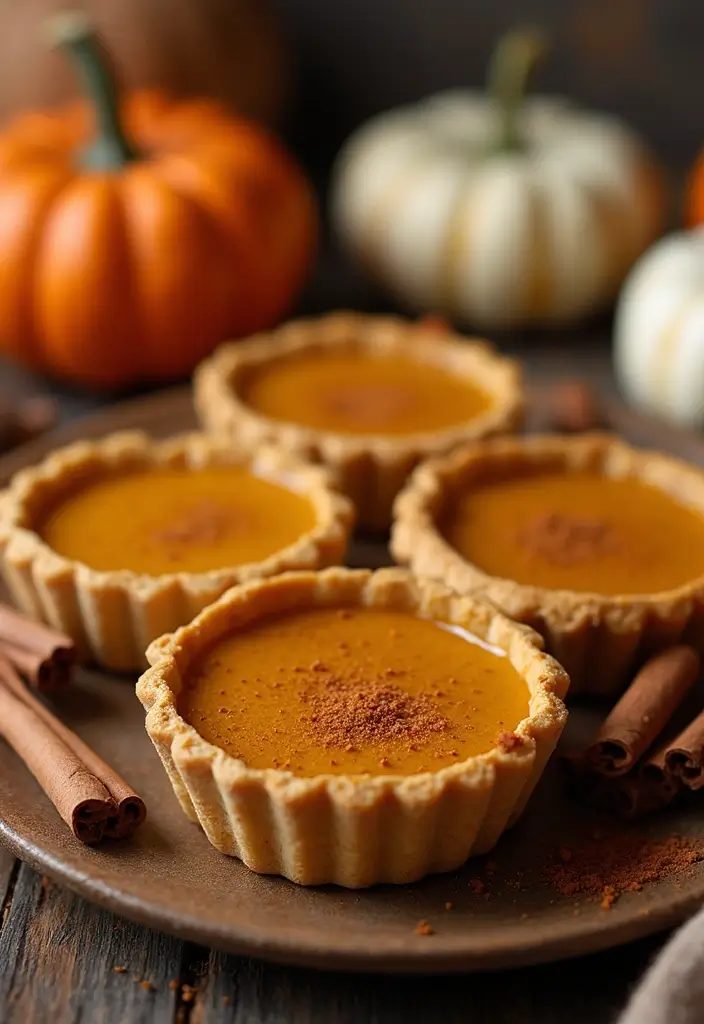 30+ Mini Tart Dessert Recipes That Are Easy, Cute, and Delicious 185 30+ Mini Tart Dessert Recipes That Are Easy, Cute, and Delicious - 27. Spiced Pumpkin Chia Mini Tarts