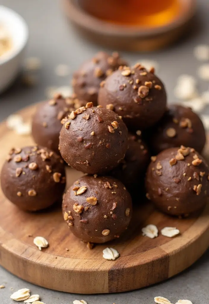 30+ Quick 3-Ingredient No-Bake Dessert Recipes for Instant Sweet Cravings 1 30+ Quick 3-Ingredient No-Bake Dessert Recipes for Instant Sweet Cravings - 1. Chocolate Peanut Butter Energy Bites