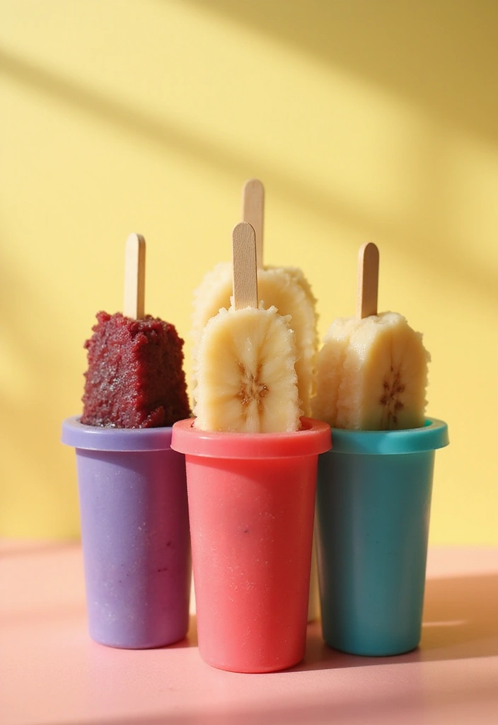 30+ Quick 3-Ingredient No-Bake Dessert Recipes for Instant Sweet Cravings 72 30+ Quick 3-Ingredient No-Bake Dessert Recipes for Instant Sweet Cravings - 12. Blueberry Banana Popsicles