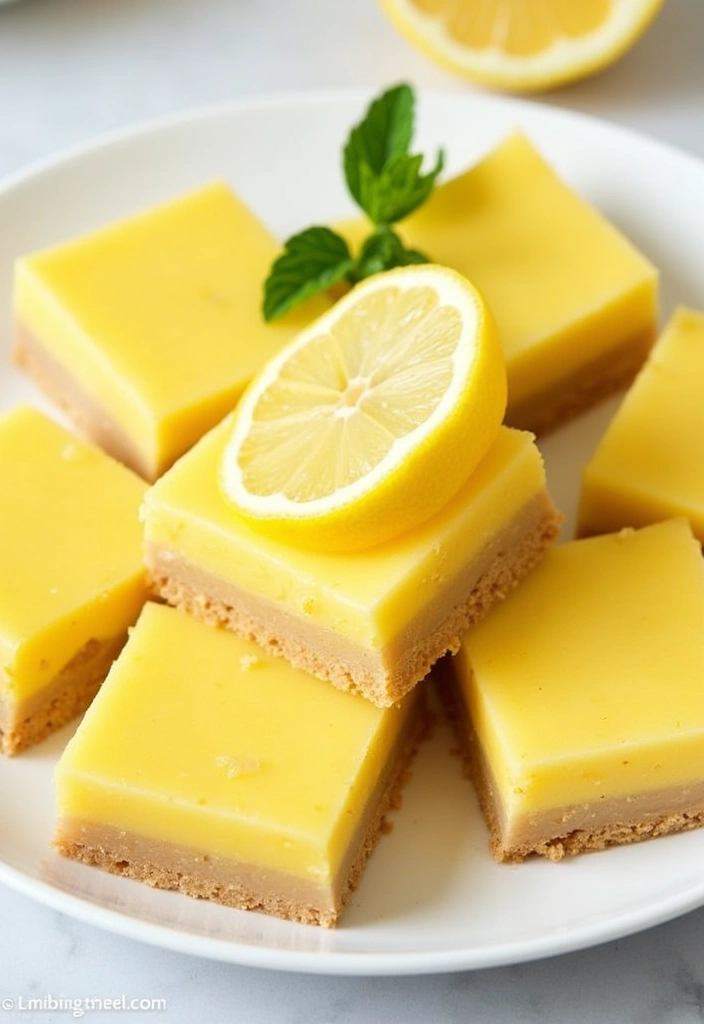 30+ Quick 3-Ingredient No-Bake Dessert Recipes for Instant Sweet Cravings 82 30+ Quick 3-Ingredient No-Bake Dessert Recipes for Instant Sweet Cravings - 14. No-Bake Lemon Bars