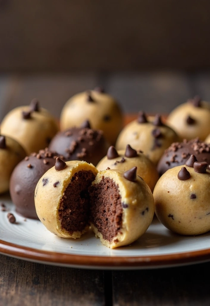 30+ Quick 3-Ingredient No-Bake Dessert Recipes for Instant Sweet Cravings 89 30+ Quick 3-Ingredient No-Bake Dessert Recipes for Instant Sweet Cravings - 15. Chocolate Chip Cookie Dough Truffles