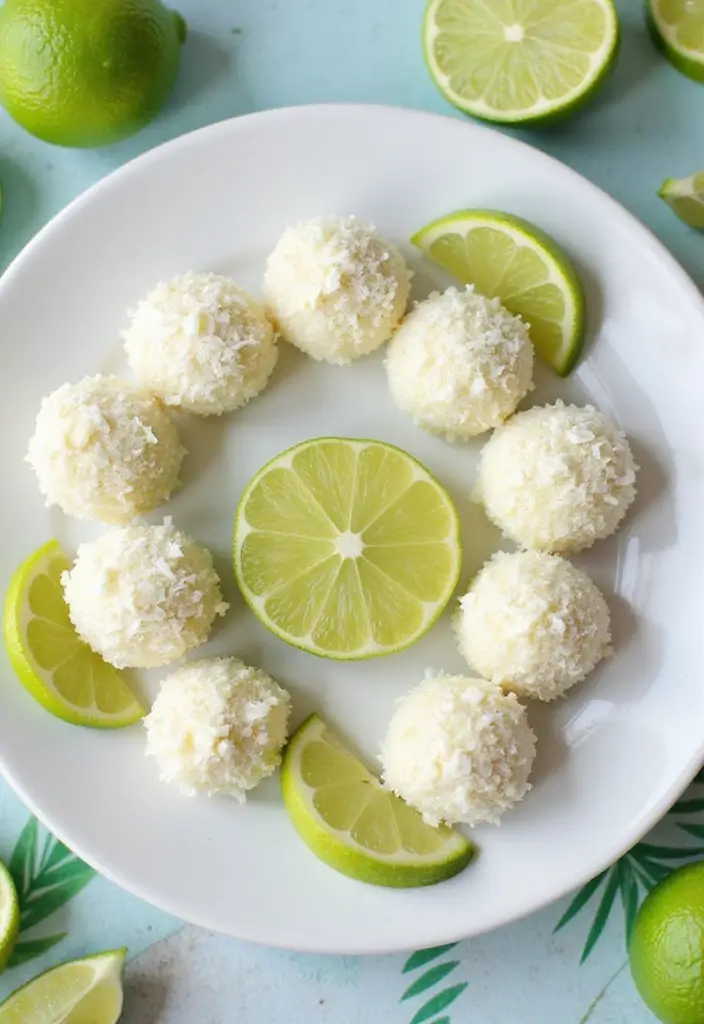 30+ Quick 3-Ingredient No-Bake Dessert Recipes for Instant Sweet Cravings 125 30+ Quick 3-Ingredient No-Bake Dessert Recipes for Instant Sweet Cravings - 21. Coconut Lime Energy Bites