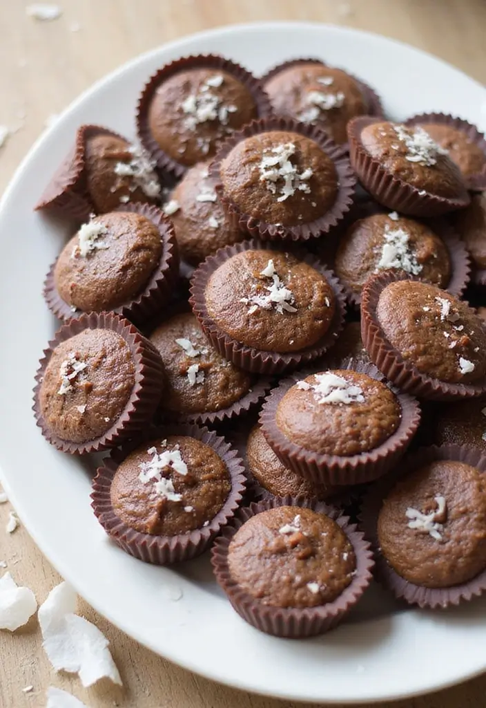 30+ Quick 3-Ingredient No-Bake Dessert Recipes for Instant Sweet Cravings 140 30+ Quick 3-Ingredient No-Bake Dessert Recipes for Instant Sweet Cravings - 24. Chocolate Coconut Cups