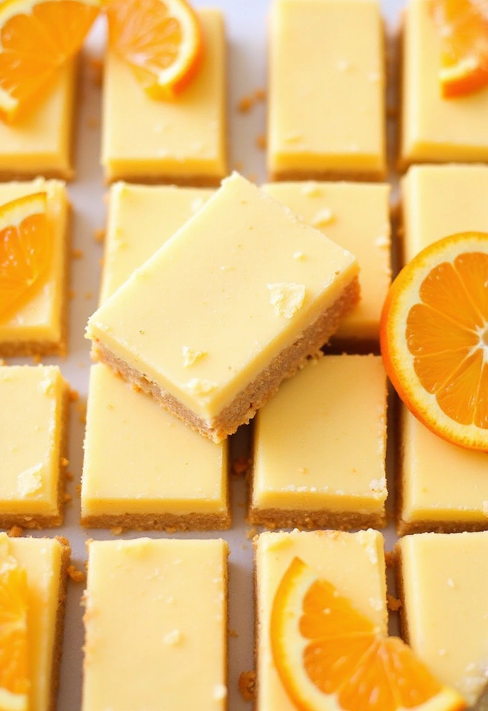 30+ Quick 3-Ingredient No-Bake Dessert Recipes for Instant Sweet Cravings 178 30+ Quick 3-Ingredient No-Bake Dessert Recipes for Instant Sweet Cravings - 30. No-Bake Orange Creamsicle Bars
