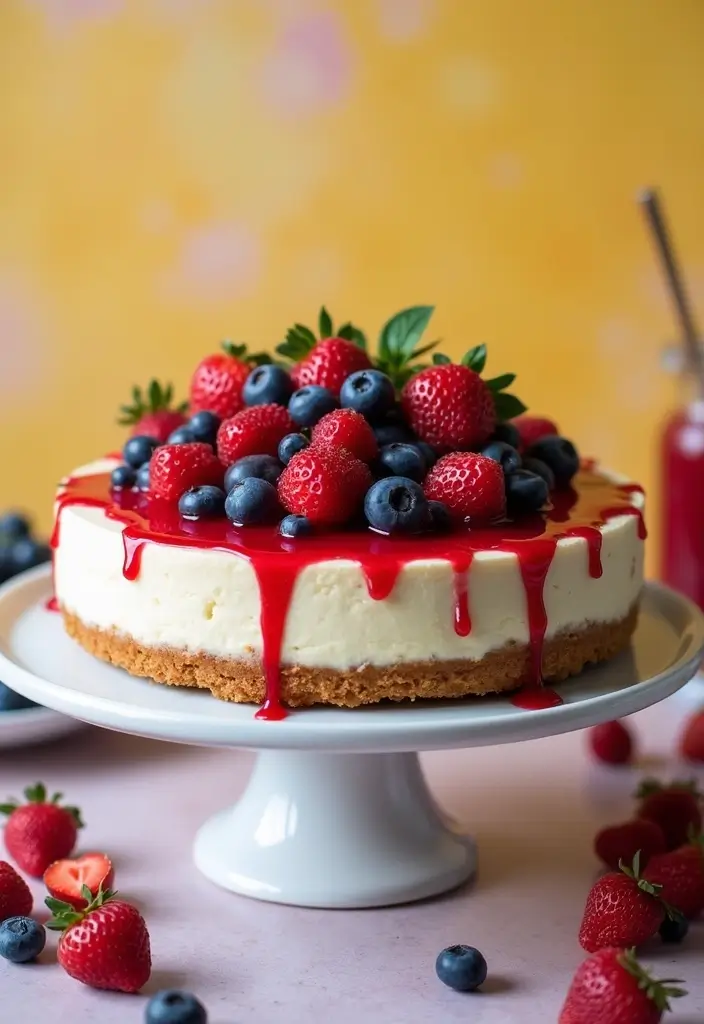30+ Quick No-Bake Dessert Recipes That Come Together in Minutes 89 30+ Quick No-Bake Dessert Recipes That Come Together in Minutes - 15. No-Bake Berry Cheesecake
