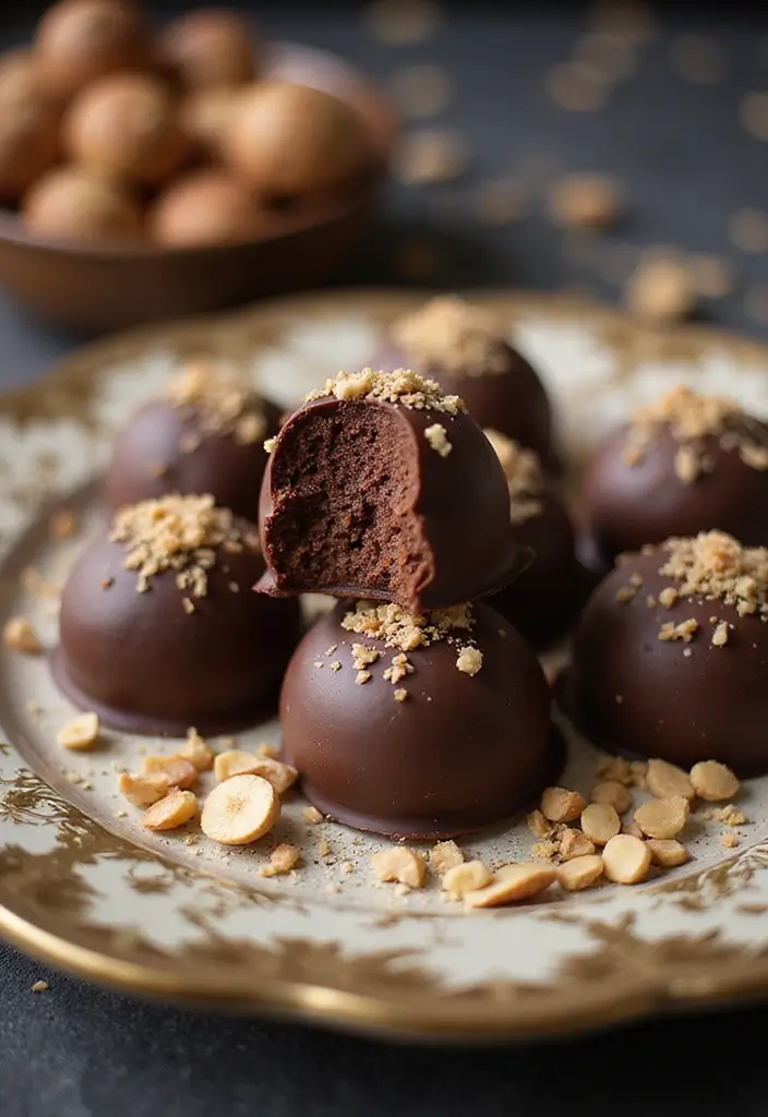 30+ Quick No-Bake Dessert Recipes That Come Together in Minutes 118 30+ Quick No-Bake Dessert Recipes That Come Together in Minutes - 20. No-Bake Hazelnut Chocolate Truffles