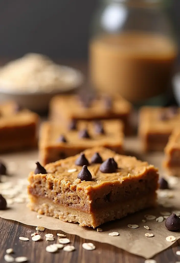 30+ Quick No-Bake Dessert Recipes That Come Together in Minutes 145 30+ Quick No-Bake Dessert Recipes That Come Together in Minutes - 25. No-Bake Nut Butter Bars