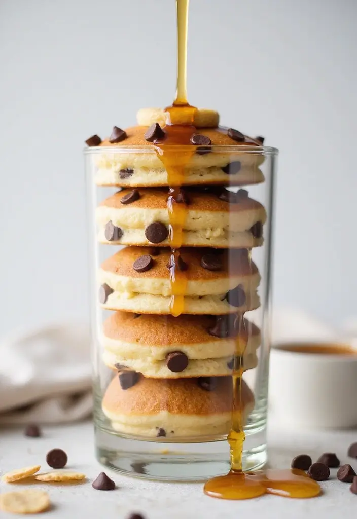 30+ Quick No-Bake Dessert Recipes That Come Together in Minutes 166 30+ Quick No-Bake Dessert Recipes That Come Together in Minutes - 28. No-Bake Chocolate Chip Pancakes