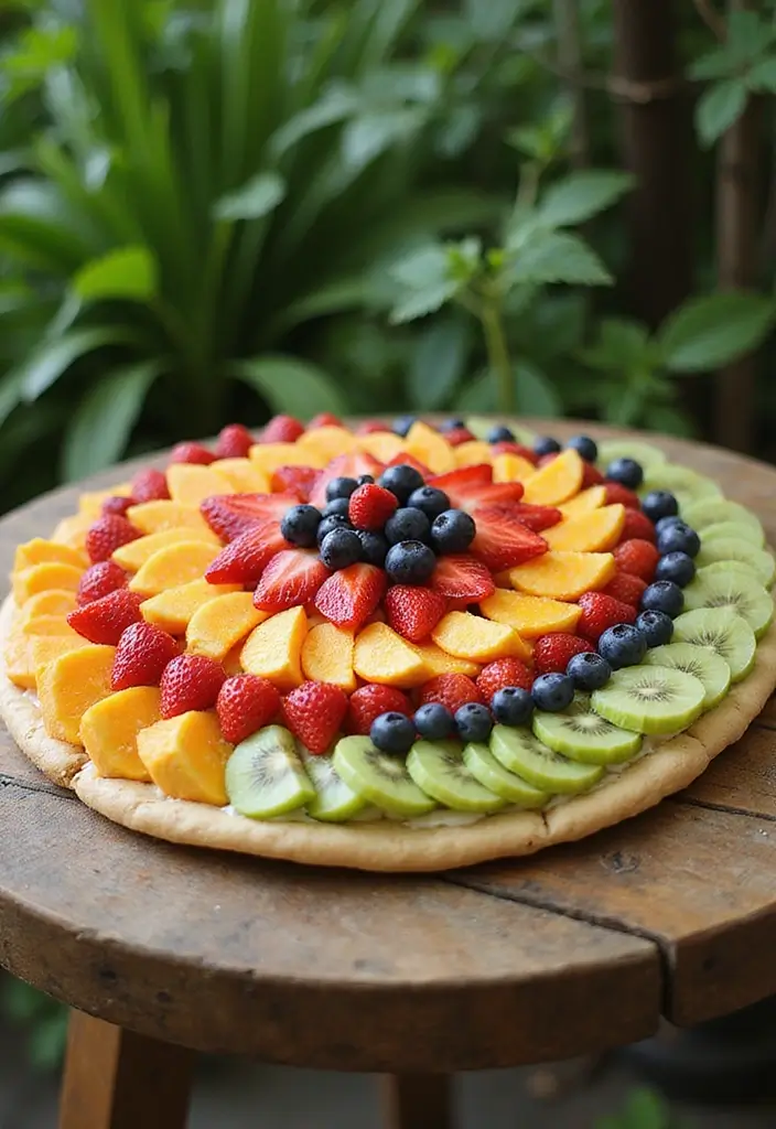 30+ Quick and Easy Summer Dessert Recipes for Hot Days 54 30+ Quick and Easy Summer Dessert Recipes for Hot Days - 10. No-Bake Fruit Pizza