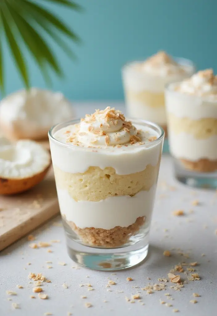 30+ Quick and Easy Summer Dessert Recipes for Hot Days 61 30+ Quick and Easy Summer Dessert Recipes for Hot Days - 11. Coconut Cream Pie Cups