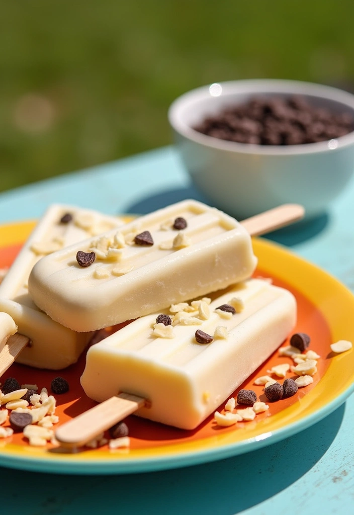 30+ Quick and Easy Summer Dessert Recipes for Hot Days 87 30+ Quick and Easy Summer Dessert Recipes for Hot Days - 15. Creamy Almond Joy Popsicles