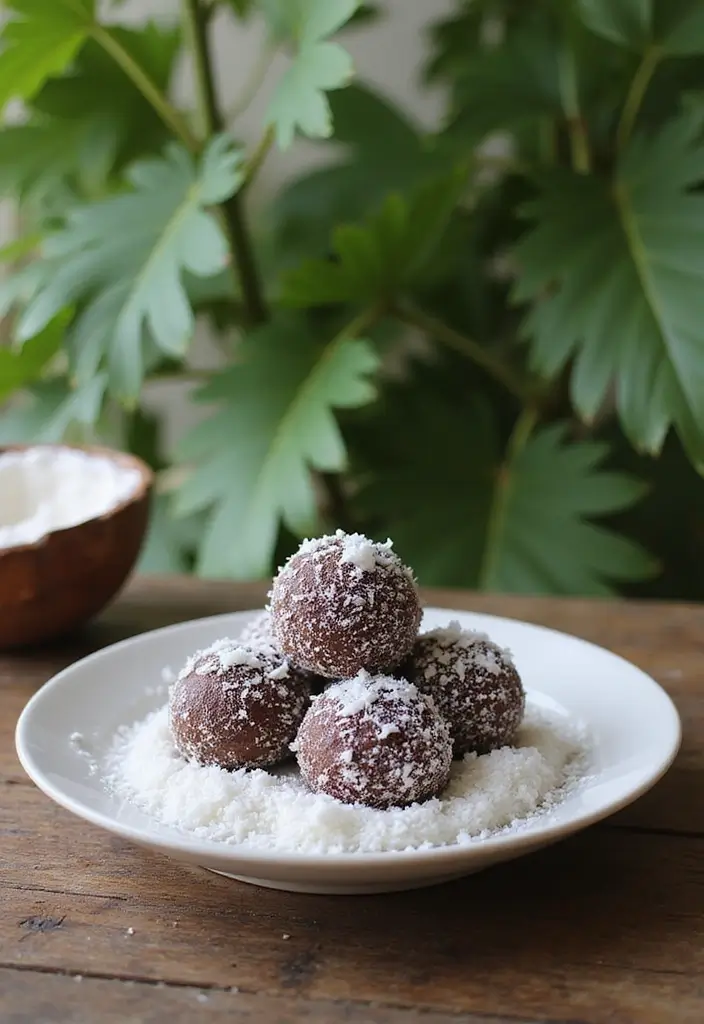 30+ Quick and Easy Summer Dessert Recipes for Hot Days 8 30+ Quick and Easy Summer Dessert Recipes for Hot Days - 2. Chocolate Coconut Snowballs