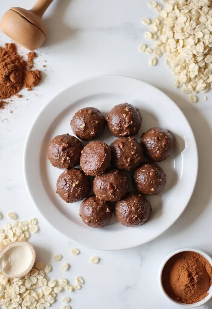 30+ Quick and Easy Summer Dessert Recipes for Hot Days 182 30+ Quick and Easy Summer Dessert Recipes for Hot Days - 30. Easy Chocolate Coconut Energy Balls