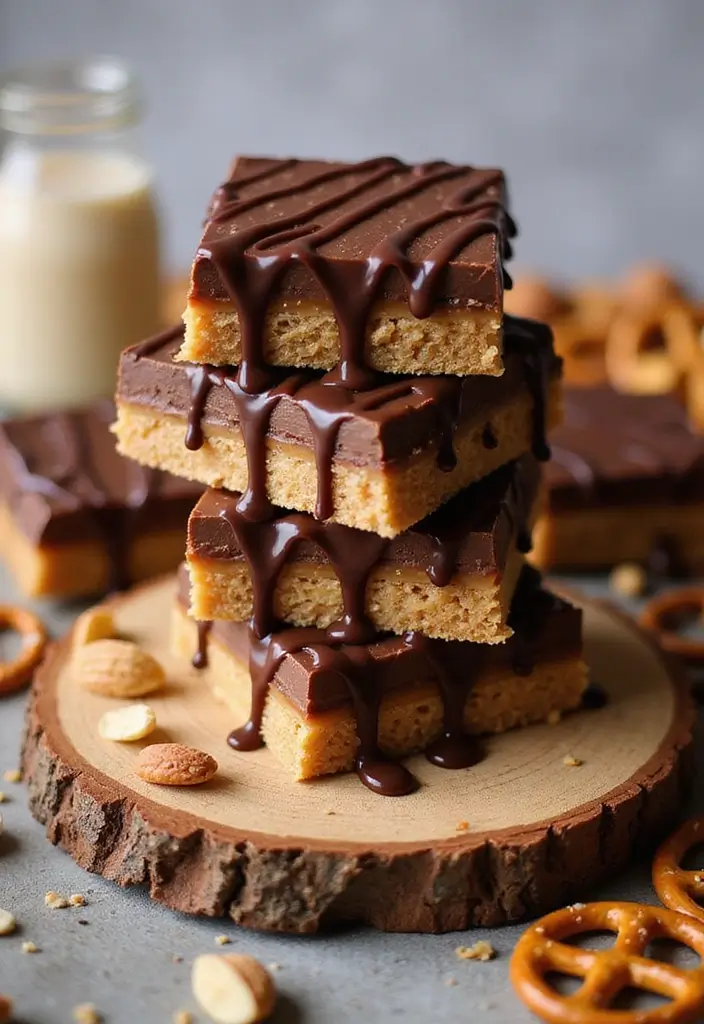 30+ Sweetened Condensed Milk Dessert Recipes That Are Rich and Creamy 83 30+ Sweetened Condensed Milk Dessert Recipes That Are Rich and Creamy - 13. Chocolate Caramel Pretzel Bars