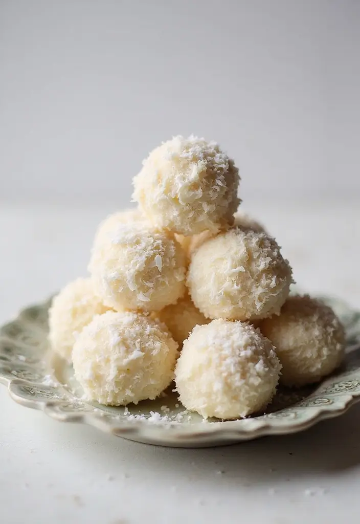 30+ Sweetened Condensed Milk Dessert Recipes That Are Rich and Creamy 97 30+ Sweetened Condensed Milk Dessert Recipes That Are Rich and Creamy - 15. Raffaello Coconut Truffles