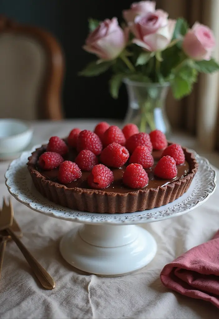 30+ Sweetened Condensed Milk Dessert Recipes That Are Rich and Creamy 125 30+ Sweetened Condensed Milk Dessert Recipes That Are Rich and Creamy - 19. Chocolate Raspberry Tart