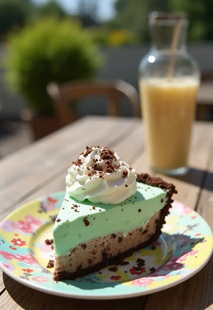 30+ Sweetened Condensed Milk Dessert Recipes That Are Rich and Creamy 146 30+ Sweetened Condensed Milk Dessert Recipes That Are Rich and Creamy - 22. Mint Chocolate Chip Ice Cream Pie