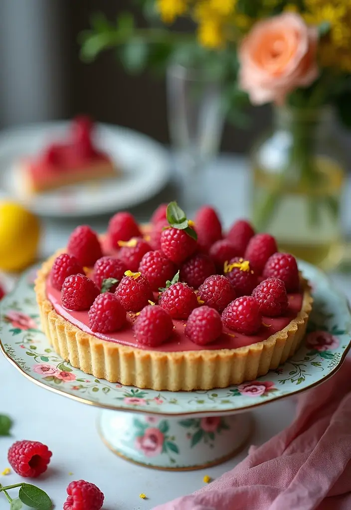 30+ Sweetened Condensed Milk Dessert Recipes That Are Rich and Creamy 153 30+ Sweetened Condensed Milk Dessert Recipes That Are Rich and Creamy - 23. Raspberry Limoncello Tart