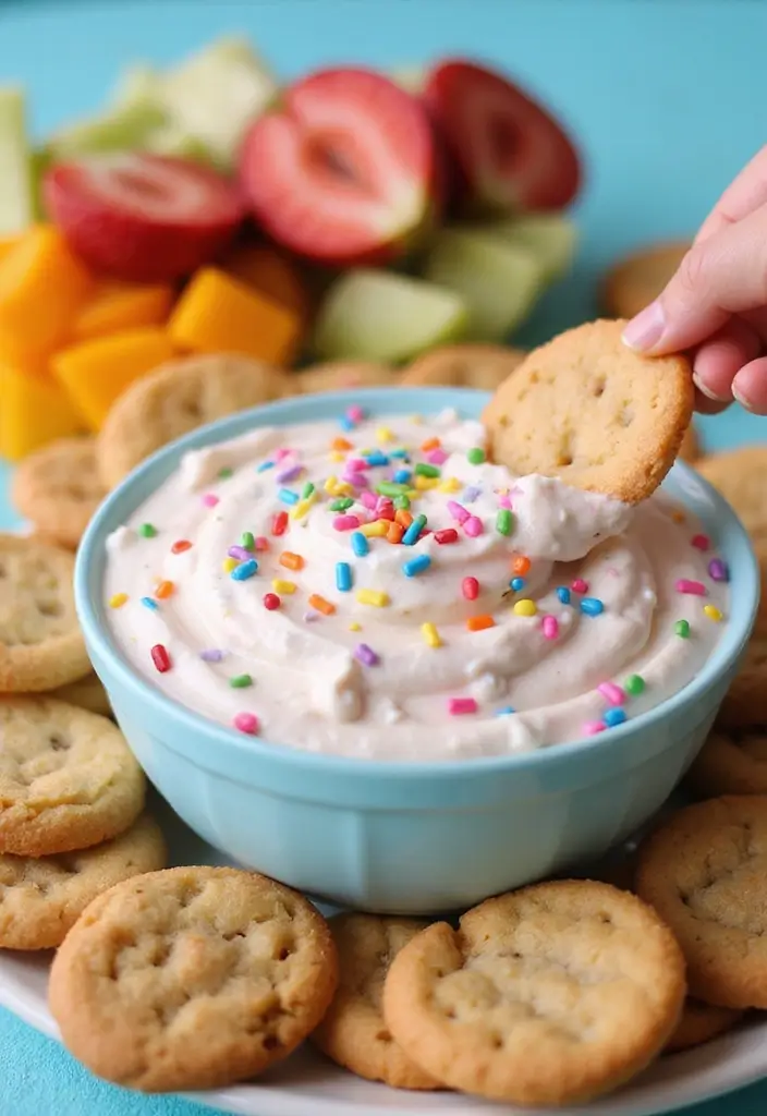 30+ Sweetened Condensed Milk Dessert Recipes That Are Rich and Creamy 160 30+ Sweetened Condensed Milk Dessert Recipes That Are Rich and Creamy - 24. Funfetti Cake Batter Dip
